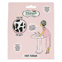 The Vintage Cosmetics Company Hair Turban Leopard Print