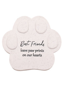 Thoughts of You Pet Memorial Paw Plaque - Large