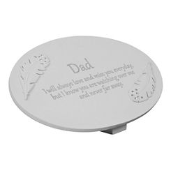 Thoughts of You Resin Memorial Plaque - Dad