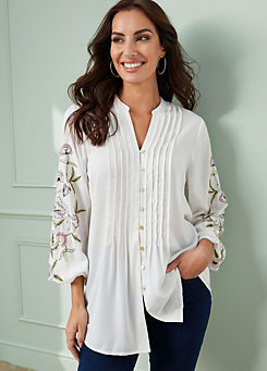 Together Embroidered Detail Blouse