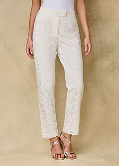 Together Lace Slim Tapered Trousers