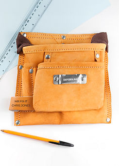 Treat Republic Personalised 6-pocket Leather Tool Belt