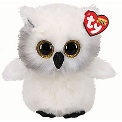 Ty Austin White Owl - Boo Medium Soft Toy