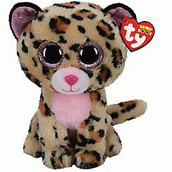 Ty Livvie Leopard- Boo Medium Soft Toy