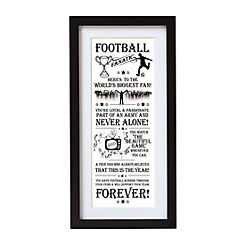 Ultimate Gift for Man Football Wall Art