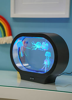 ValueLights Jellyfish Colour Changing Table Lamp