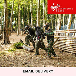 Virgin Experience Days Digital Download Paintballing for Two Digital E-Voucher