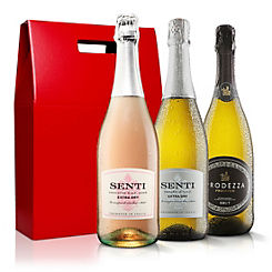 Virgin Wines Must-Have Prosecco Trio in Red Gift Box
