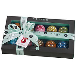 Visser Deluxe Gift Box of 10 Picasso Chocolates with Menu Tag