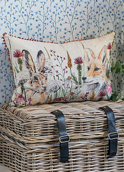 Voyage Maison Winnie Hare Printed 40x60cm Feather Filled Cushion