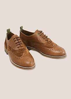White Stuff Thistle Leather Lace Up Brogue Shoes