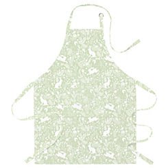 William Morris Green Forest Life Cotton Apron