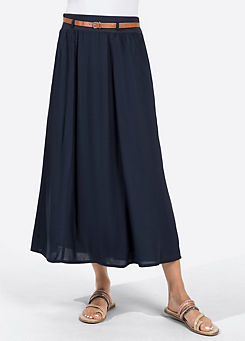 Witt Elasticated Waist Midi Skirt