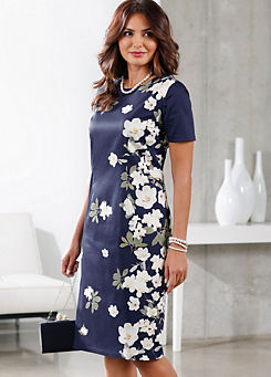 Witt Floral Print Short Sleeve Dress
