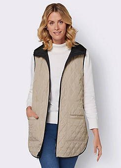 Witt Reversible Hooded Quilted Gilet