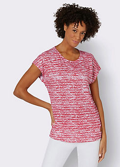Witt Striped Dropped Shoulder Top
