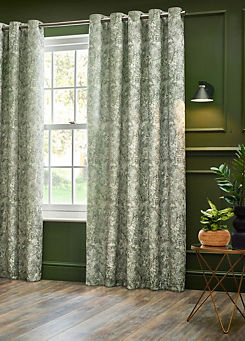 Wylder Nature Bengal Lined Eyelet Chenille Curtains