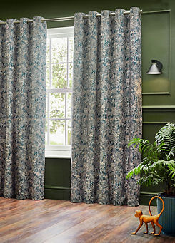Wylder Nature Bengal Lined Eyelet Chenille Curtains