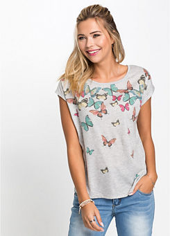 bonprix Butterfly Print T-Shirt