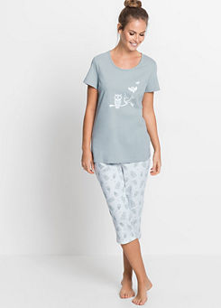 bonprix Owl Print Pyjamas