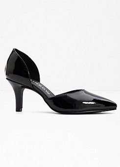bonprix Patent Faux Leather High Heel Court Shoes