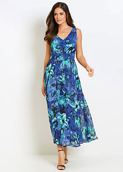 bonprix Tropical Print Maxi Dress