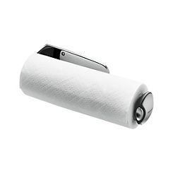 simplehuman Brushed Stainless Steel Long Wall Mount Kitchen Roll Holder