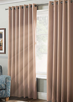 Alan Symonds Essential Blackout Pair of Pencil Pleat Curtains