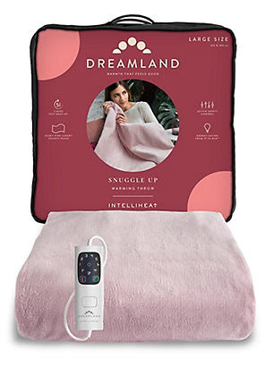 Dreamland intelliheat luxury online wine velvet heated overblanket