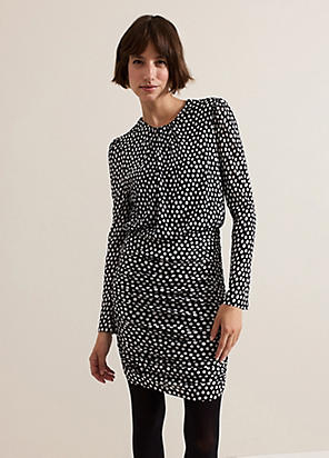 Phase Eight Lela Floral Textured Midi Dress | Kaleidoscope