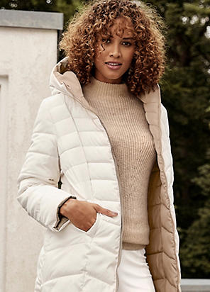 Witt Reversible Quilted Coat | Kaleidoscope