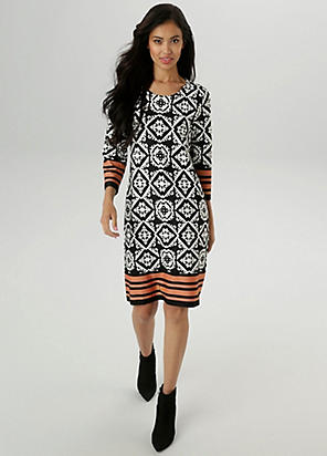 Phase Eight Bonnie Black Bow Shirt Midi Dress | Kaleidoscope