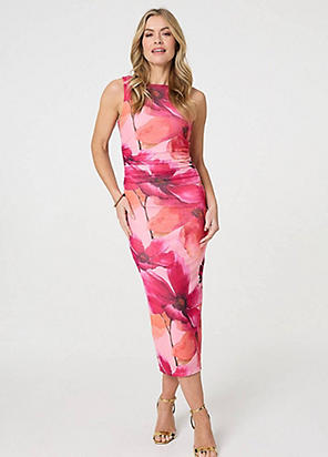 【Phase Eight】英国発 Stevie Floral Bodycon Midi Dress 花柄 Stevie Floral Bodycon Midi Dress | Phase Eight ROW |