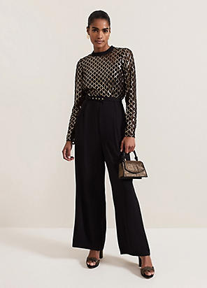 国内発送/関税込【Phase Eight】Kallie Jumpsuit/ジャンプスーツ phase-eight-kallie-belted-
