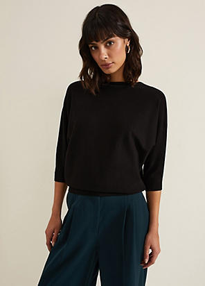 フェイズ エイト Phase Eight Cristine Knit Pullover （Charcoal） フェイズ エイト Phase Eight Cristine Knit Pullover