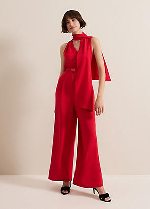Phase Eight Giorgia Cross Neck Jumpsuit | Kaleidoscope