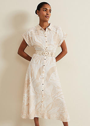 Phase Eight Kristal Utility Midi Dress | Kaleidoscope