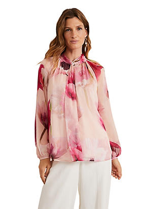 フェイズ エイト Phase Eight Ava Silk Blouse （Multi-Coloured） フェイズ エイト Phase Eight Ava Silk Blouse （Multi-Coloured