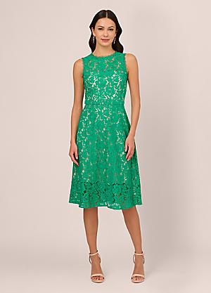 Shop for Adrianna Papell Green Dresses Fashion Kaleidoscope