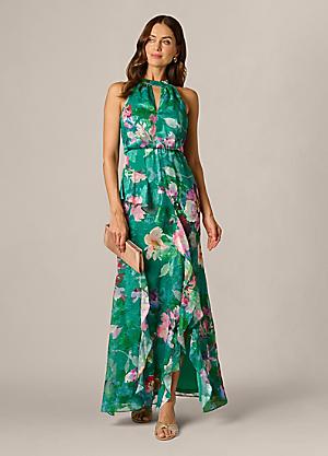 adrianna papell women's mock-neck knit mermaid dress ADRIANNA PAPELL AP1E210884 PETITE BEADED MERMAID DOLMAN SLEEVE