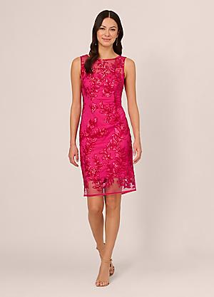 Shop for Adrianna Papell Pink Dresses Fashion Kaleidoscope