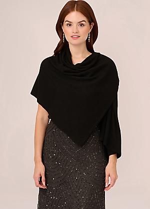 Adrianna papell metallic wrap hot sale scarf