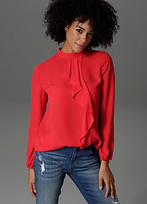 ladies red tops