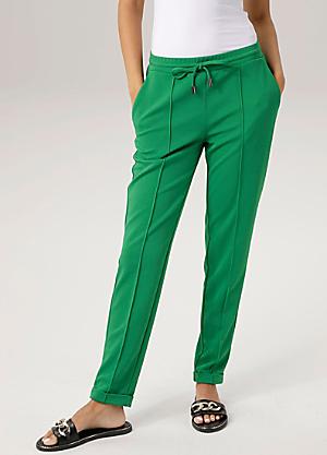 Kaleidoscope Green Velvet Trouser