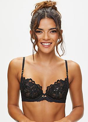 Ann Summers Sexy Lace Sustainable Underwired Padded Plunge Bra