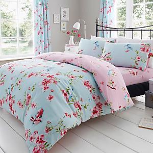 GC GAVENO CAVAILIA Soft & Cosy Royal Jacquard Fancy Glitter Double Duvet  Set, Shiny Blossom Breathable Damask Quilt Bedding Cover With Pillowcases