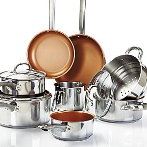 Cermalon Cream 5 Piece Cookware Set