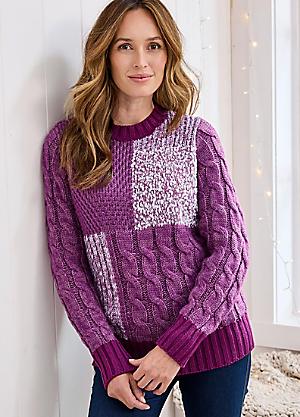 Shop for Purple Jumpers Cardigans Fashion Kaleidoscope