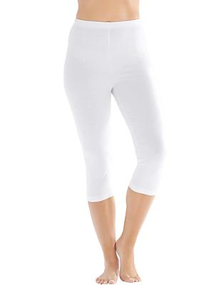 white leggings capri length