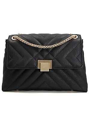 DUNE - Edorchie quilted faux-leather shoulder bag